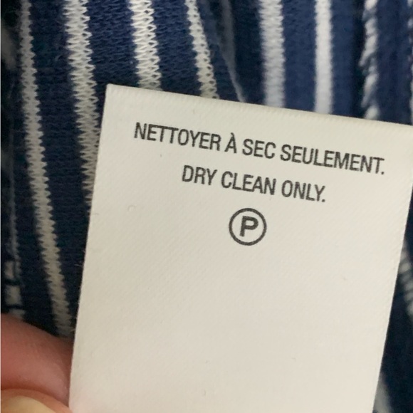 Reitmans Navy Blue & White Striped Blazer - Picture 8 of 8